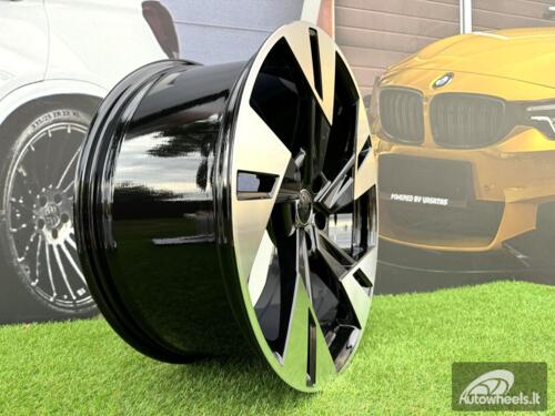 Ratlankis R20x9  5X112  ET  38  66.5  I5640  Black Polished (MB)  For AUD  (P2)  ()