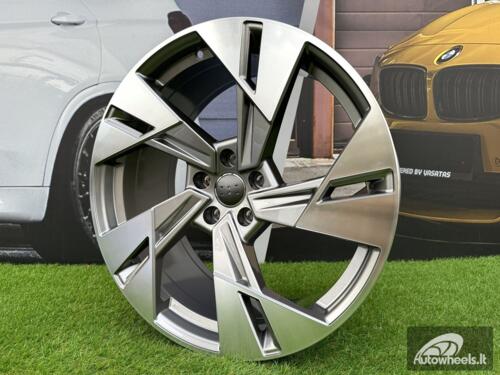 Ratlankis R19x8  5X112  ET  45  66.5  I5640  Grey Polished (MG)  For AUD  (P2)  (NEW Model)