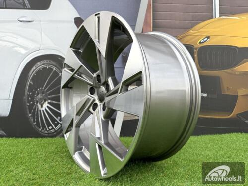 Ratlankis R19x8  5X112  ET  45  66.5  I5640  Grey Polished (MG)  For AUD  (P2)  (NEW Model)