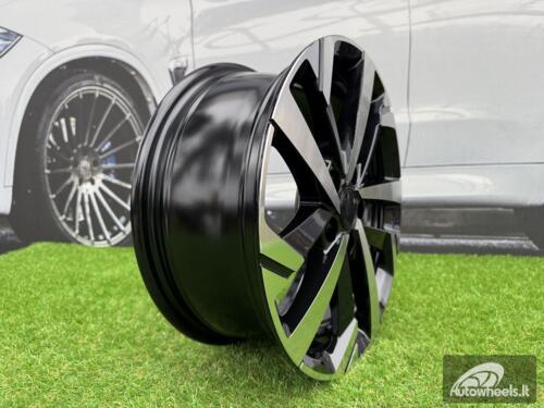 Ratlankis R15x6  5X100  ET  40  57.1  XE276  Black Polished (MB)  For VW  (R+P1)