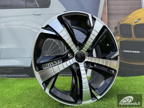Ratlankis R17x7.5  5X108  ET  44  65.1  XE410  Black Polished (MB)  For PEUG  (R)