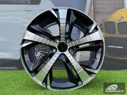 Ratlankis R17x7.5  5X108  ET  44  65.1  XE410  Black Polished (MB)  For PEUG  (R+P2)