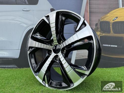 Ratlankis R17x7.5  5X108  ET  44  65.1  XE410  Black Polished (MB)  For PEUG  (R+P2)