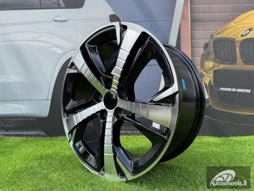 Ratlankis R17x7.5  5X108  ET  44  65.1  XE410  Black Polished (MB)  For PEUG  (R+P2)
