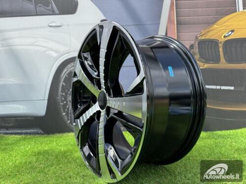 Ratlankis R17x7.5  5X108  ET  44  65.1  XE410  Black Polished (MB)  For PEUG  (R+P2)