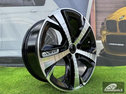 Ratlankis R17x7.5  5X108  ET  44  65.1  XE410  Black Polished (MB)  For PEUG  (R+P2)