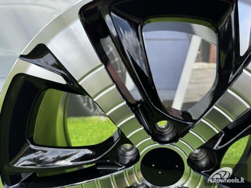 Ratlankis R17x7.5  5X108  ET  44  65.1  XE410  Black Polished (MB)  For PEUG  (R+P2)