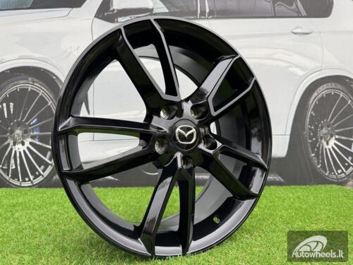Ratlankis R17x7  5X114.3  ET  50  67.1  XF073  Black (BL)  For MAZDA  (R)
