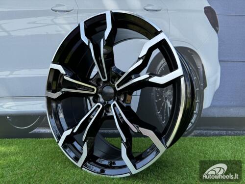 Ratlankis R19x8  5X112  ET  27  66.6  I5596  Black Polished (MB)  For BMW  (Z5+K8+M)  (X3)