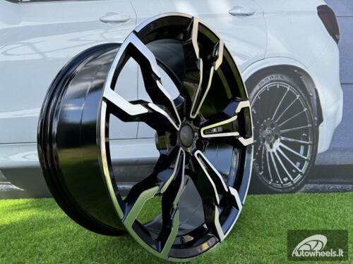 Ratlankis R19x8  5X112  ET  27  66.6  I5596  Black Polished (MB)  For BMW  (Z5+K8+M)  (X3)