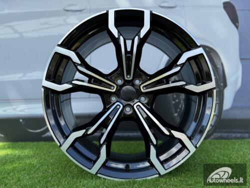 Ratlankis R19x8  5X112  ET  27  66.6  I5596  Black Polished (MB)  For BMW  (Z5+K8)  (X3)