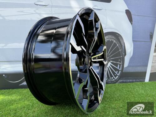 Ratlankis R19x8  5X112  ET  27  66.6  I5596  Black Polished (MB)  For BMW  (Z5+K8)  (X3)
