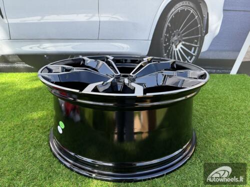 Ratlankis R19x8  5X112  ET  27  66.6  I5596  Black Polished (MB)  For BMW  (Z5+K8)  (X3)
