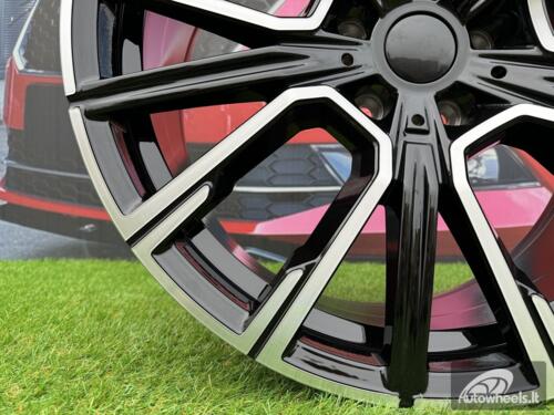 Ratlankis R19x8.5  5X112  ET  25  66.6  B5836  (IN5515)  Black Polished (MB)  For BMW  (Z5+A+K7)