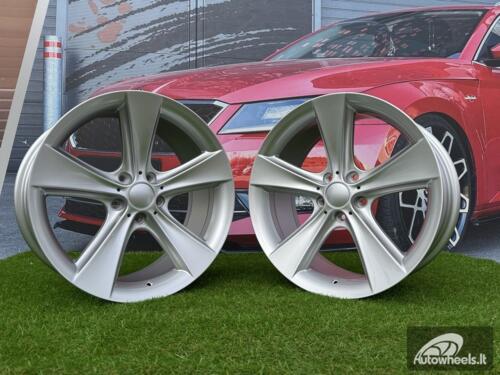 Ratlankis R19x9.5  5X120  ET  35  72.6  BK086  (LU545)  Silver (SI)  For BMW  (Z6)  (Rear+Front)