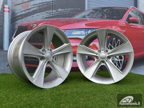 Ratlankis R19x9.5  5X120  ET  35  72.6  BK086  (LU545)  Silver (SI)  For BMW  (Z6)  (Rear+Front)