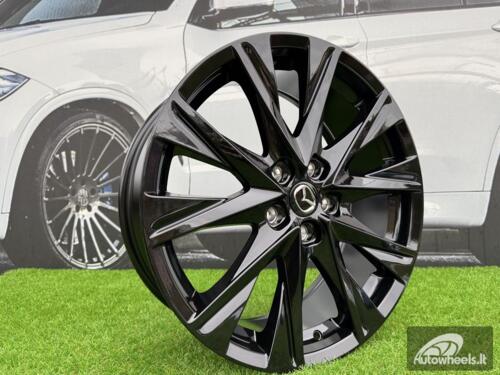 Ratlankis R19x7.5  5X114.3  ET  45  67.1  I1102  (L2058)  Black (BL)  For MAZDA  (Z6)