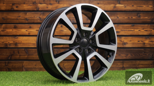 Ratlankis R18x7  5X114.3  ET  40  73.1  L1485  Black Polished (MB)  For RACIN  (Z5)