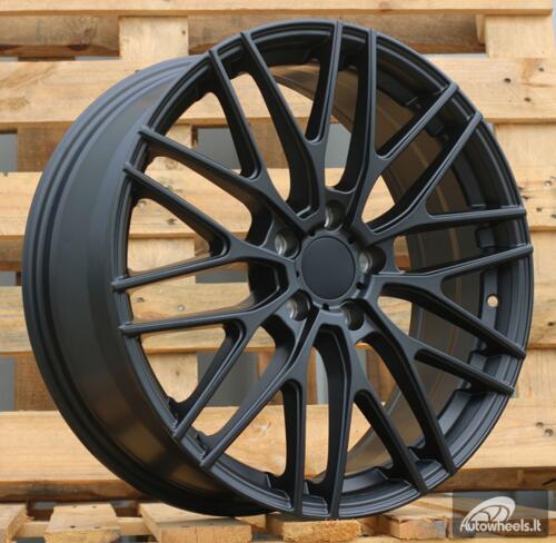 Ratlankis R19x7.5  5X114.3  ET  45  60.1  L2321  Black Half Matt (BLHM)  For RACIN  (Z5)