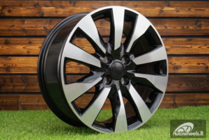 Ratlankis R16x6  4X100  ET  45  60.1  W1785  Black Polished (MB)  For RACIN  (Z5)