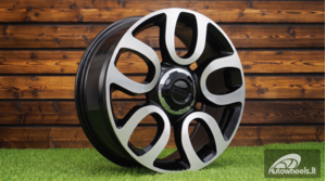 Ratlankis R17x7  5X98  ET  41  58.1  L1291  Black Polished (MB)  For FIAT  (Z5)