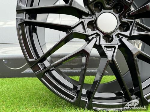 Ratlankis R21x9.5  5X112  ET  37  66.6  B5771  (IN0295)  Black (BL)  For BMW  (Z5+P2+P1)  (Rear+Front)