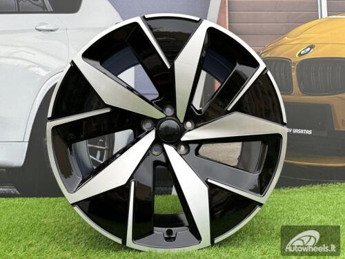 Ratlankis R20x8  5X112  ET  45  57.1  I5647  Black Polished (MB)  For VW  (Z5)  (ID.4/ID.5 (Front))