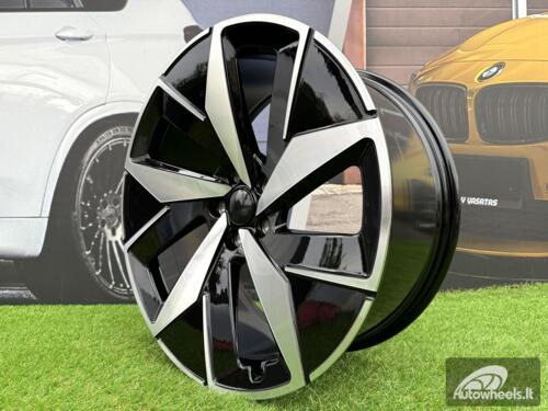 Ratlankis R20x8  5X112  ET  45  57.1  I5647  Black Polished (MB)  For VW  (Z5)  (ID.4/ID.5 (Front))