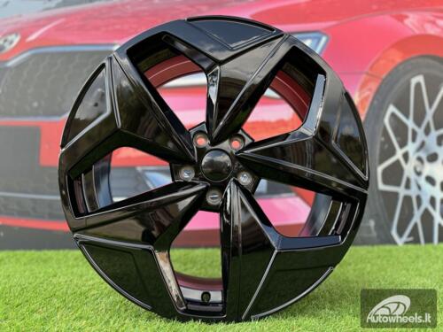 Ratlankis R19x7.5  5X112  ET  50  57.1  I5649  Black (BL)  For VW  (Z5)  (For ID3)