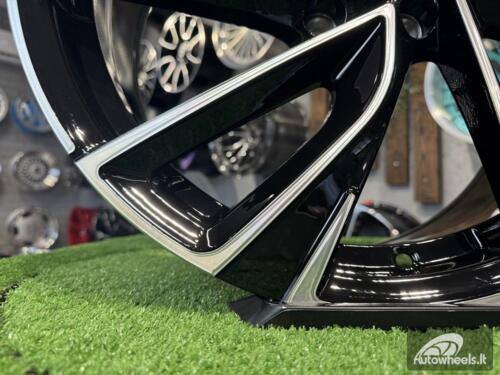 Ratlankis R18x8  5X112  ET  45  57.1  B5772  (IN5481)  Black Polished (MB)  For VW  (K8)