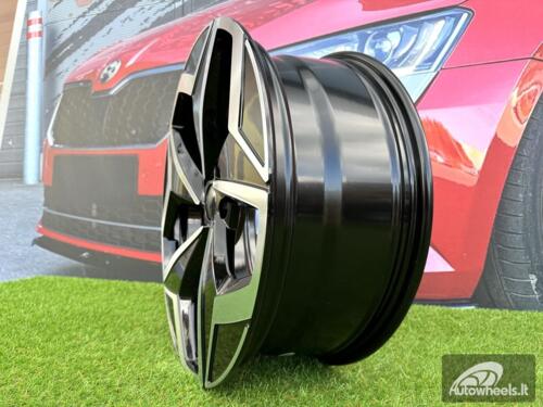Ratlankis R19x7.5  5X112  ET  50  57.1  I5649  Black Polished (MB)  For VW  (Z5)  (For ID3)