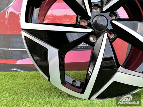 Ratlankis R19x7.5  5X112  ET  50  57.1  I5649  Black Polished (MB)  For VW  (Z5)  (For ID3)