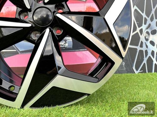 Ratlankis R19x7.5  5X112  ET  50  57.1  I5649  Black Polished (MB)  For VW  (Z5)  (For ID3)