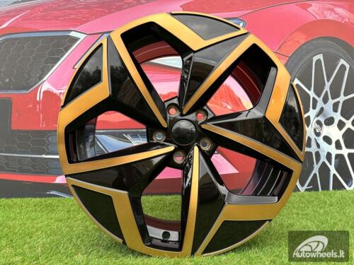 Ratlankis R19x7.5  5X112  ET  50  57.1  I5649  Black Polished Cooper (MBC)  For VW  (Z5)  (For ID3)