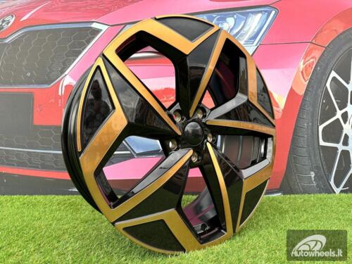 Ratlankis R19x7.5  5X112  ET  50  57.1  I5649  Black Polished Cooper (MBC)  For VW  (Z5)  (For ID3)