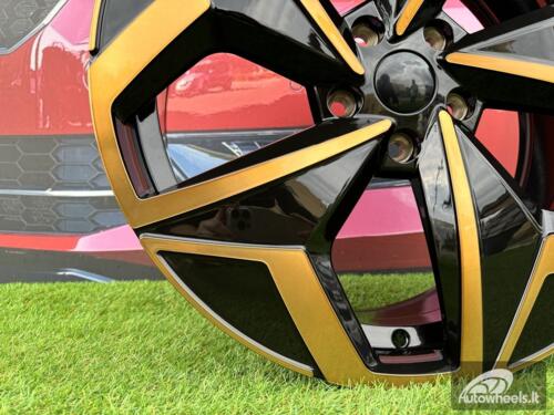 Ratlankis R19x7.5  5X112  ET  50  57.1  I5649  Black Polished Cooper (MBC)  For VW  (Z5)  (For ID3)