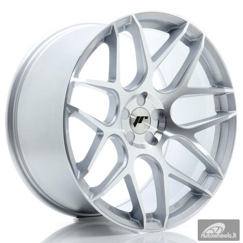 JR Wheels JR18 20x10 ET20-40 5H BLANK Silver Machined Face