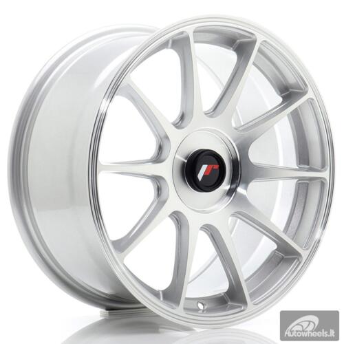 JR Wheels JR11 17x8 ET20-35 BLANK Silver Machined