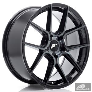 JR Wheels JR30 18x8 ET20-40 5H BLANK Black Machined w/Tinted Face