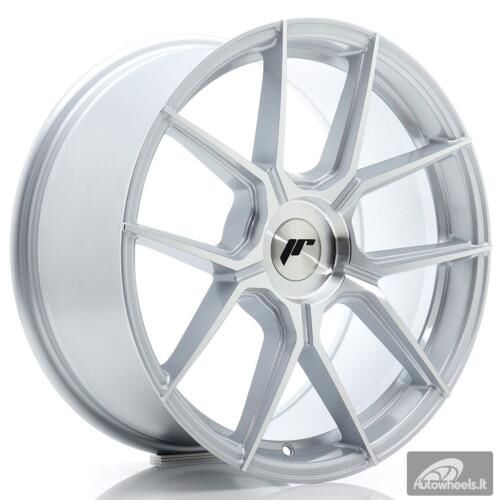 JR Wheels JR30 18x8 ET20-40 BLANK Silver Machined Face