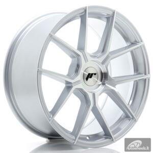 JR Wheels JR30 18x8 ET20-40 BLANK Silver Machined Face