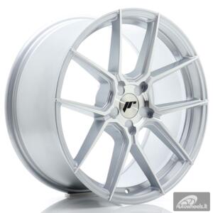 JR Wheels JR30 19x8 ET20-40 5H BLANK Silver Machined Face