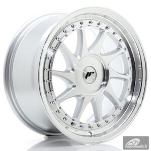 JR Wheels JR26 17x8 ET20-35 BLANK Silver Machined Face