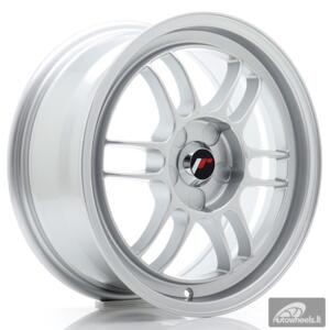 JR Wheels JR7 16x7 ET38 5H Blank Silver