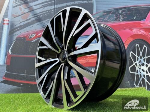 Ratlankis R20x8.5  5X112  ET  43  66.5  B1453  (XFE389)  Black Polished (MB)  For AUD  (K4+P2)