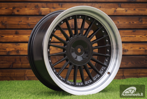 Ratlankis R17x9  5X120  ET  15  74.1  7307R  Graphite+Polished Lip (GRPL)  For BMW  (Z5)  (ALPINA Style (Front+Rear))