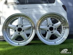 Ratlankis R17x7.5  5X120  ET  30  72.6  7961F  Silver+Polished Lip (SP)  For BMW  (P2)  (AC Schnitzer Style (Front+Rear))