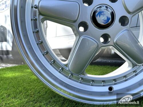 Ratlankis R17x7.5  5X120  ET  30  72.6  7961F  Silver+Polished Lip (SP)  For BMW  (Z5)  (AC Schnitzer Style (Front+Rear))