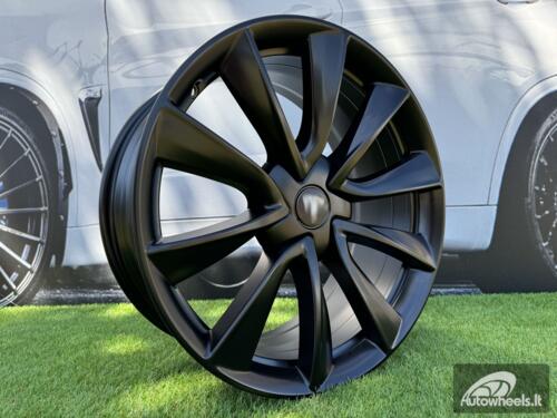 Ratlankis R18x8.5  5X114.3  ET  35  64.1  B2046  (F8675)  Black Half Matt (BLHM)  For TESLA  (Z5+Z6)  (HYBRID FORGED Model 3)