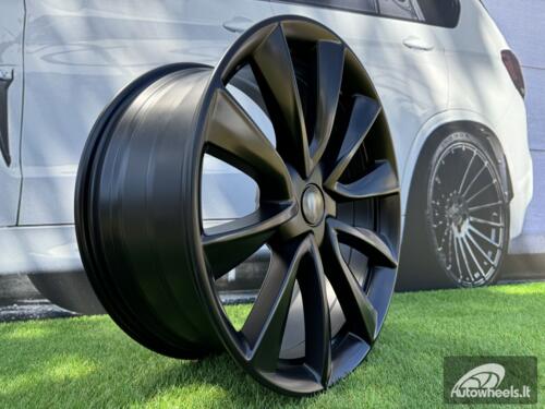 Ratlankis R18x8.5  5X114.3  ET  35  64.1  B2046  (F8675)  Black Half Matt (BLHM)  For TESLA  (Z5+Z6)  (HYBRID FORGED Model 3)